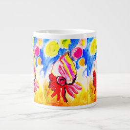 Eremitkräfta akvarell kul jumbo mugg