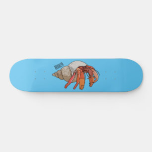 Eremitkräfta serieillustration mini skateboard bräda 18,5 cm