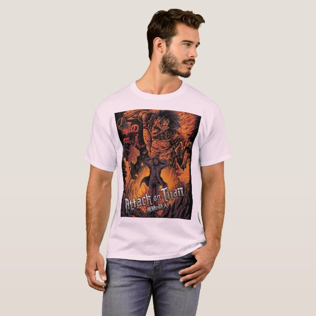 "Eren, grundaren Titan, Breaking Free T Shirt (Hel framsida)