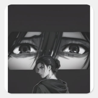 Eren Yeager Säsong 4 Estetisk Anime Klistermärke
