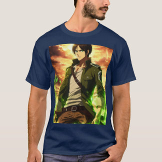 eren yeagers tryckta tshirt t shirt