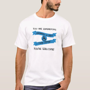 "Erfar du Awesomeness på den hjul" utslagsplatsen T-shirt