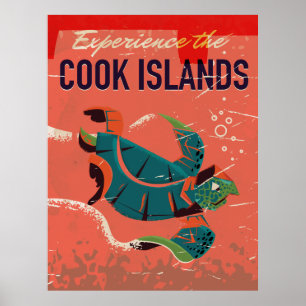 Erfara affischen för kockövintage resor poster
