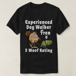 Erfaren Dog Walker-kille T Shirt