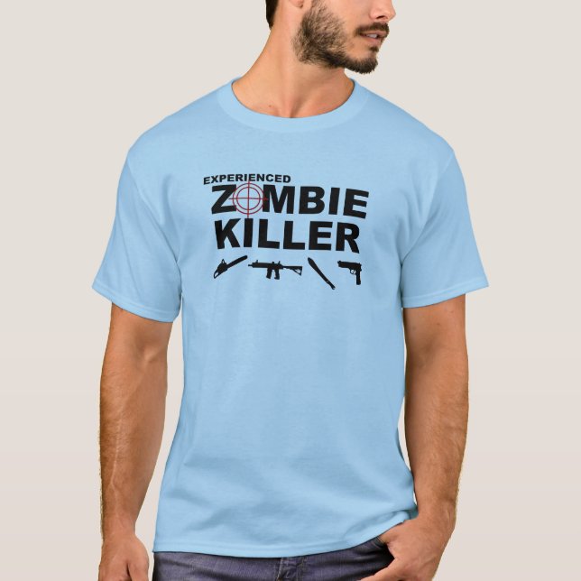 Erfaren Zombiemördaret-skjorta Tee (Framsida)