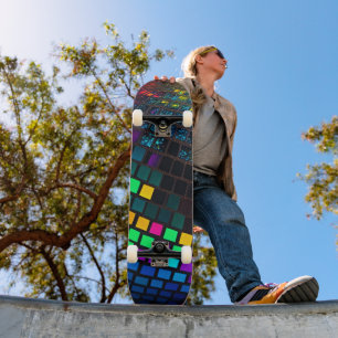 Erfarenhet från Disco Vibe på Hjul: Disco Boll Mini Skateboard Bräda 18,5 Cm