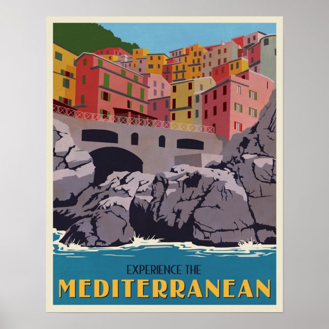 Erfarenhet från Medelhavet Poster (Framsidan)