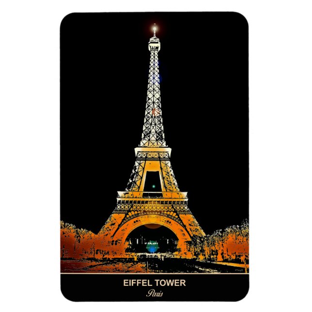 Erfarenhet från Paris ovan: Eiffel Torn Flexible Magnet (Vertikal)