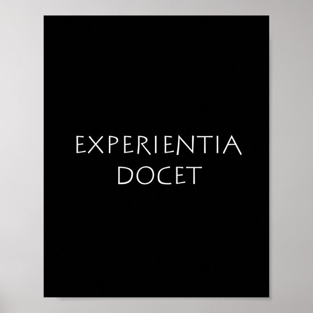 Erfarentia docet poster (Framsidan)