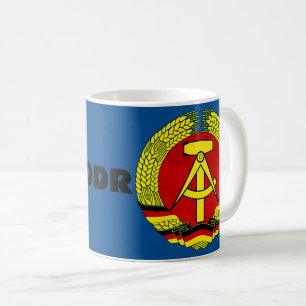 Erfurt, DDR, GDR, Erfurt, Öster Tyskland Ossi Kaffemugg
