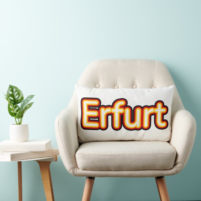 Erfurt Deutschland Tyskland Lumbarkudde (Stol)