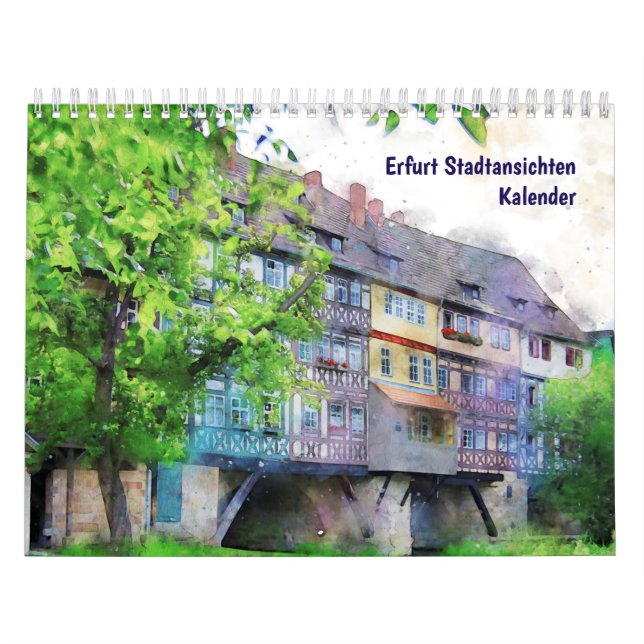 Erfurt Kalender – Sevärdheter & Stadsv (Omslag)