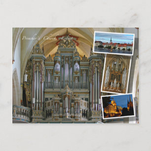 Erfurt och vykort för organ