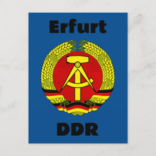 Erfurt, Östtyskland, DDR, Erfurt, Östtyskland Ossi Vykort