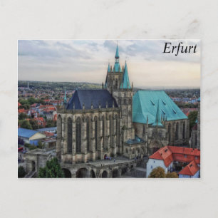 Erfurt, Tyskland Vykort