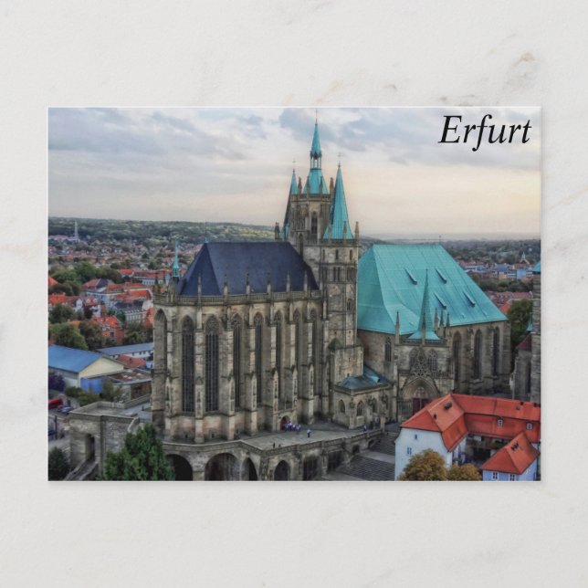 Erfurt, Tyskland Vykort (Framsida)