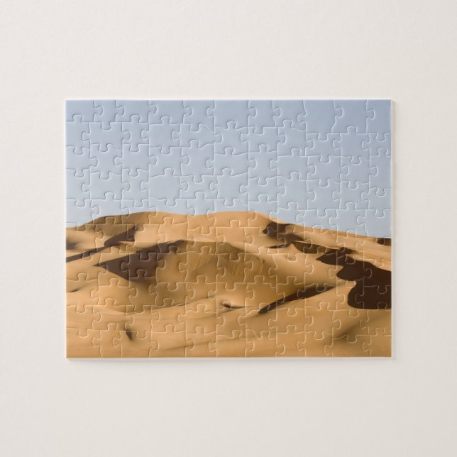 Erg Awbari, Saharaöknen, Fezzan, Libyen. 2 Pussel (Horisontell)