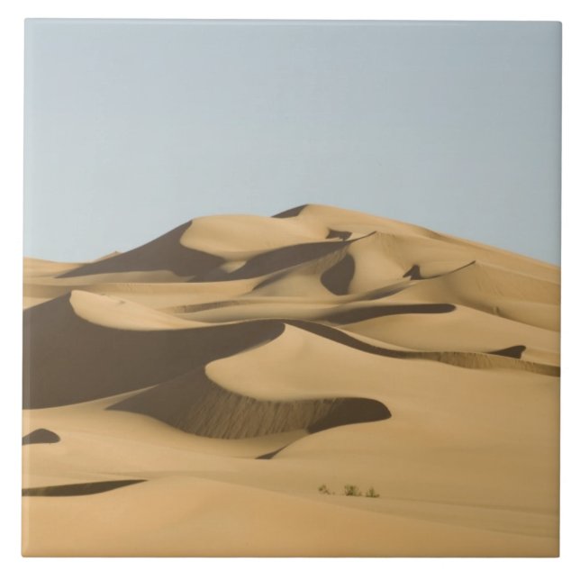 Erg Awbari, Saharaöknen, Fezzan, Libyen. 4 Kakelplatta (Framsidan)
