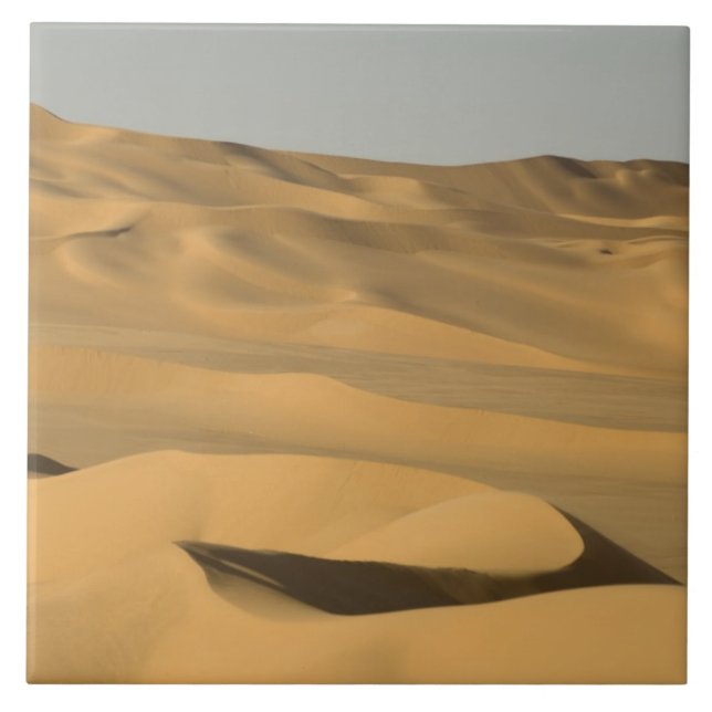 Erg Awbari, Saharaöknen, Fezzan, Libyen. Kakelplatta (Framsidan)