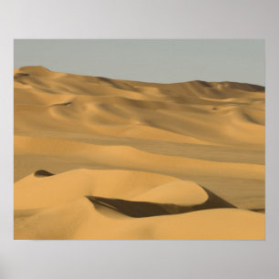 Erg Awbari, Saharaöknen, Fezzan, Libyen. Poster
