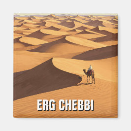 Erg Chebbi Merzouga Marocko Travel Magnet