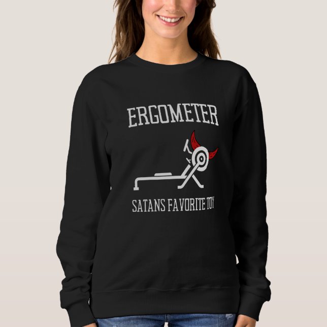 Erg Ergometer And Rowing Exercise Machine Rowing W T Shirt (Framsida)