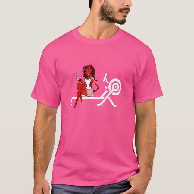 Erg Ergometer Och Roing Träningsmaskin Roing W T Shirt (Framsida)