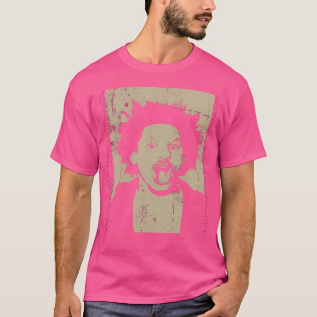Eric Andre Comedy Genius Porträtt Iconic Komiker T Shirt (Framsida)