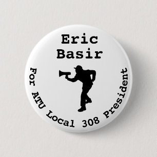 Eric Basir för president Large Button Knapp