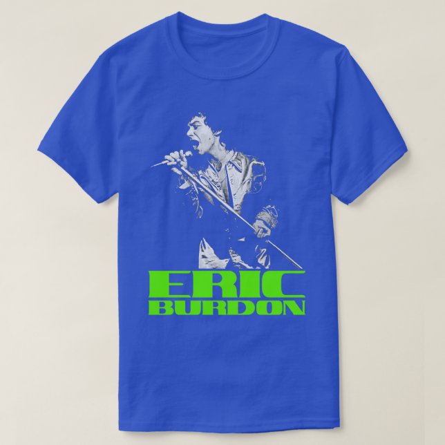 Eric Burdon The Animals 70s Retro FanArt T Shirt (Design framsida)