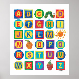 Eric Carle Alfabetblocksmönster Poster