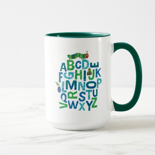 Eric Carle | Alphabet Caterpelare Brev Mönster Mugg (Höger)