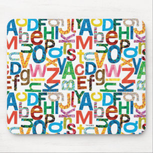 Eric Carle   Alphabet Mönster Brev Musmatta