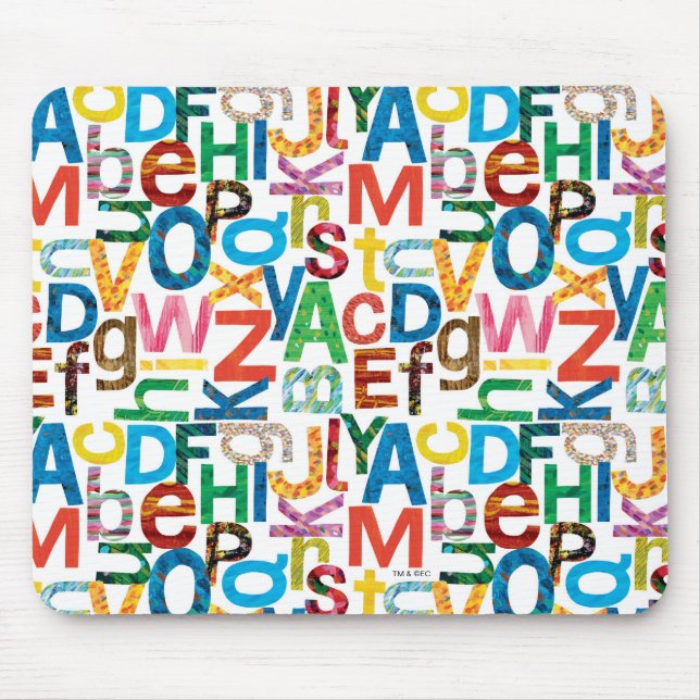 Eric Carle | Alphabet Mönster Brev Musmatta (Framsidan)