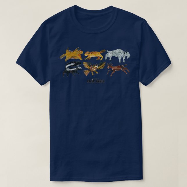 Eric Carle Animal Illustrations T Shirt (Design framsida)