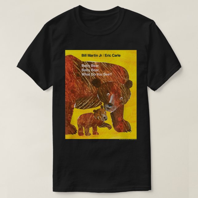 Eric Carle Baby Bear Bok Cover T Shirt (Design framsida)
