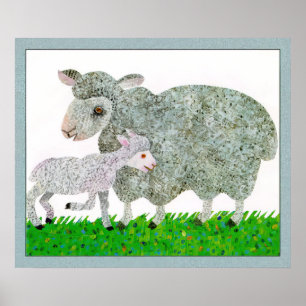 Eric Carle - carleeric-sheep-sj-artfond Poster