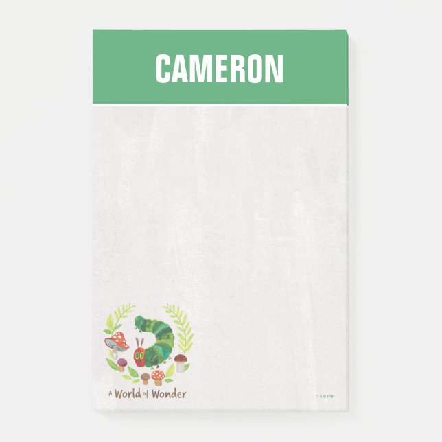 Eric Carle | En värld av under Post-it Block (Framsida)