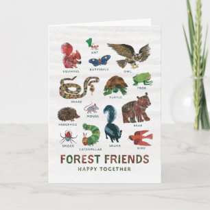 Eric Carle Forest Friends Lycklig tillsammans Kort