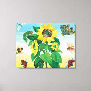 Eric Carle Garden Flower Scene Canvastryck