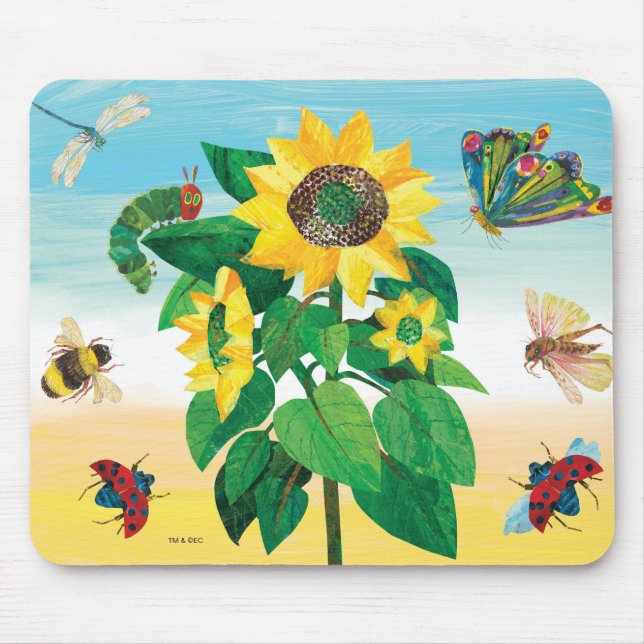 Eric Carle | Garden Flower Scene Musmatta (Framsidan)