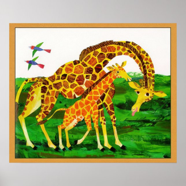 Eric Carle -  Giraff Poster (Framsidan)