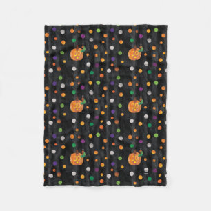 Eric Carle   Halloween Polka Dot Mönster Fleecefilt