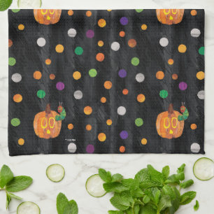 Eric Carle Halloween Polka Dot Mönster Kökshandduk