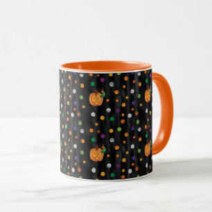 Eric Carle Halloween Polka Dot Mönster Mugg