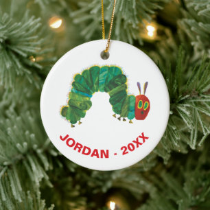 Eric Carle jul Caterpelare Julgransprydnad Keramik
