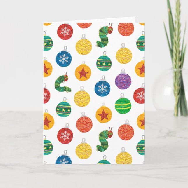 Eric Carle | Larmästarens julmönster Kort (Framsida)