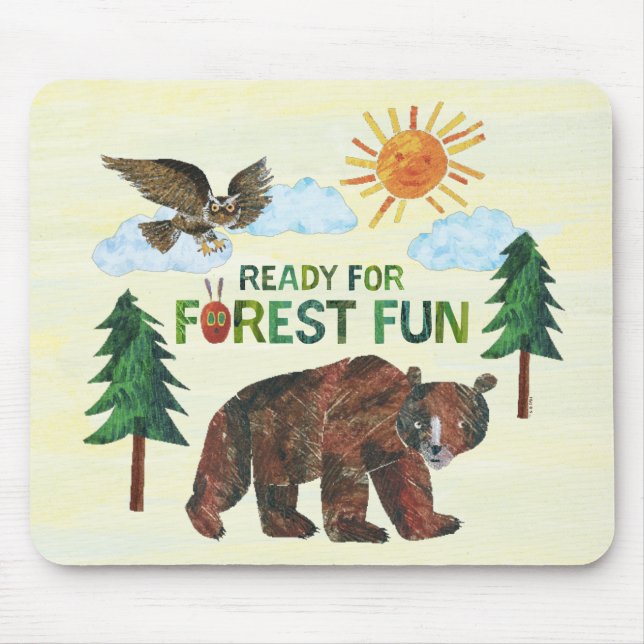 Eric Carle | Redo för Roligten Forest Musmatta (Framsidan)