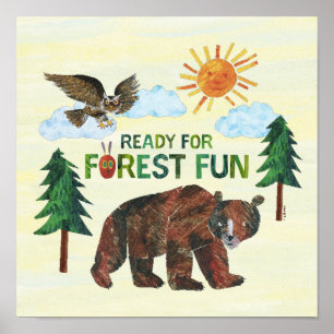 Eric Carle Redo för Roligten Forest Poster