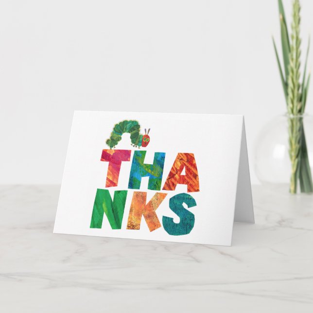 Eric Carle | Tack, vattenpelare Kort (Framsida)